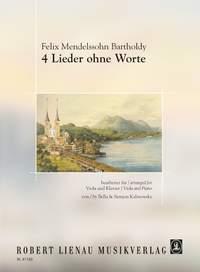 4 Lieder ohne Worte für Viola und Klavier
