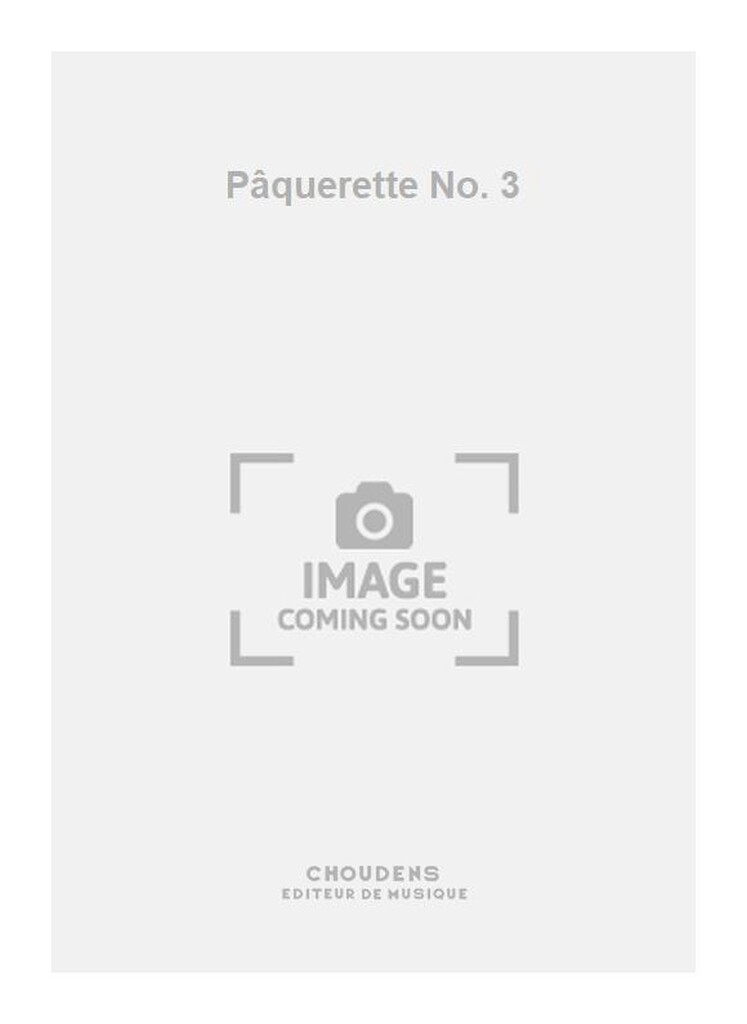 Pâquerette No. 3