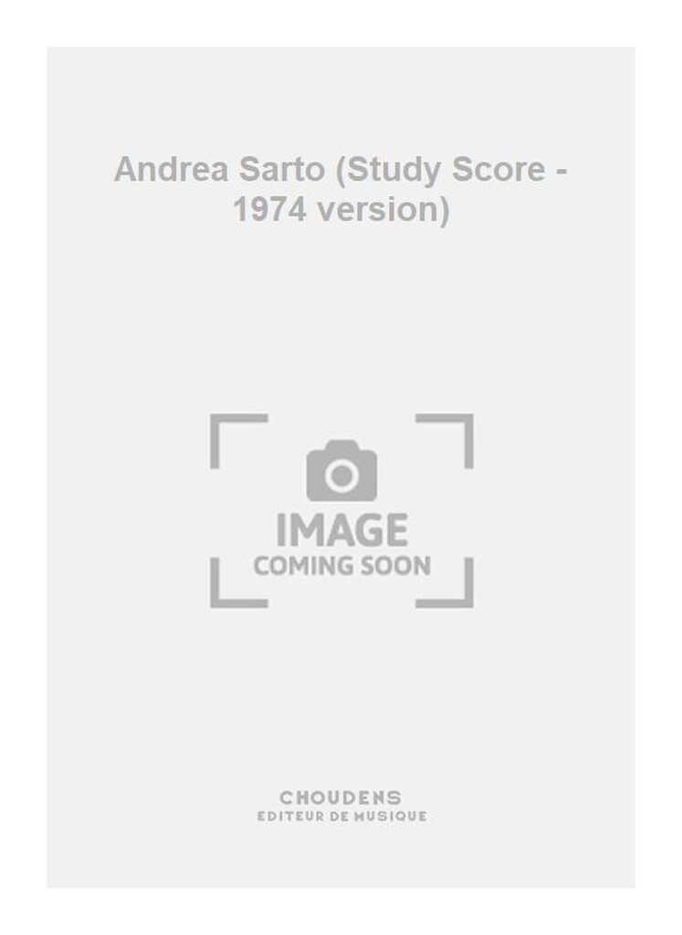 Andrea Sarto (Study Score - 1974 version)
