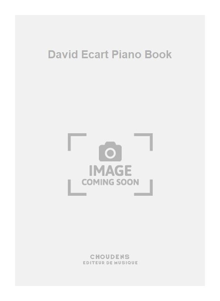 David Ecart Piano Book