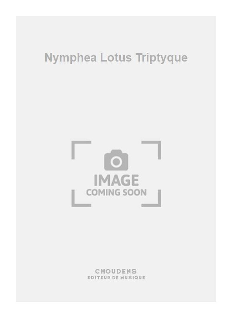 Nymphea Lotus Triptyque