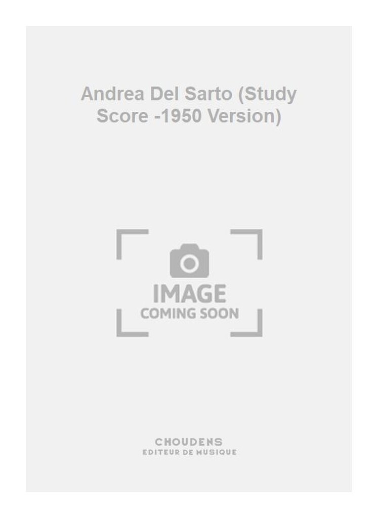 Andrea Del Sarto (Study Score -1950 Version)