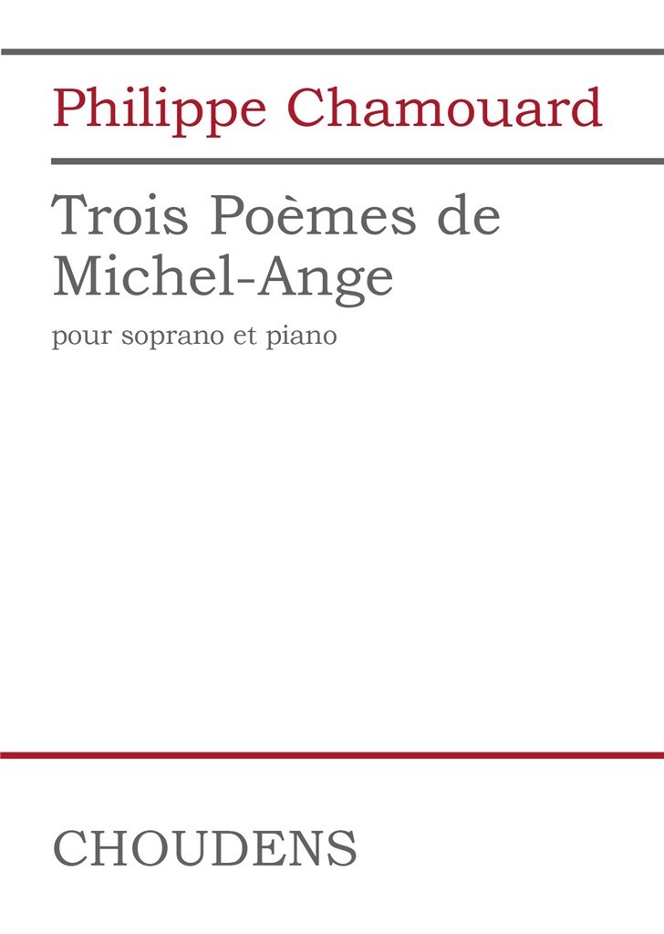 Trois Poèmes de Michel-Angelo