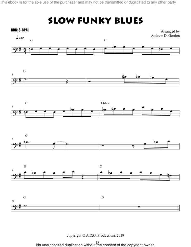 The Blues Play-A-Long and Solos Collection