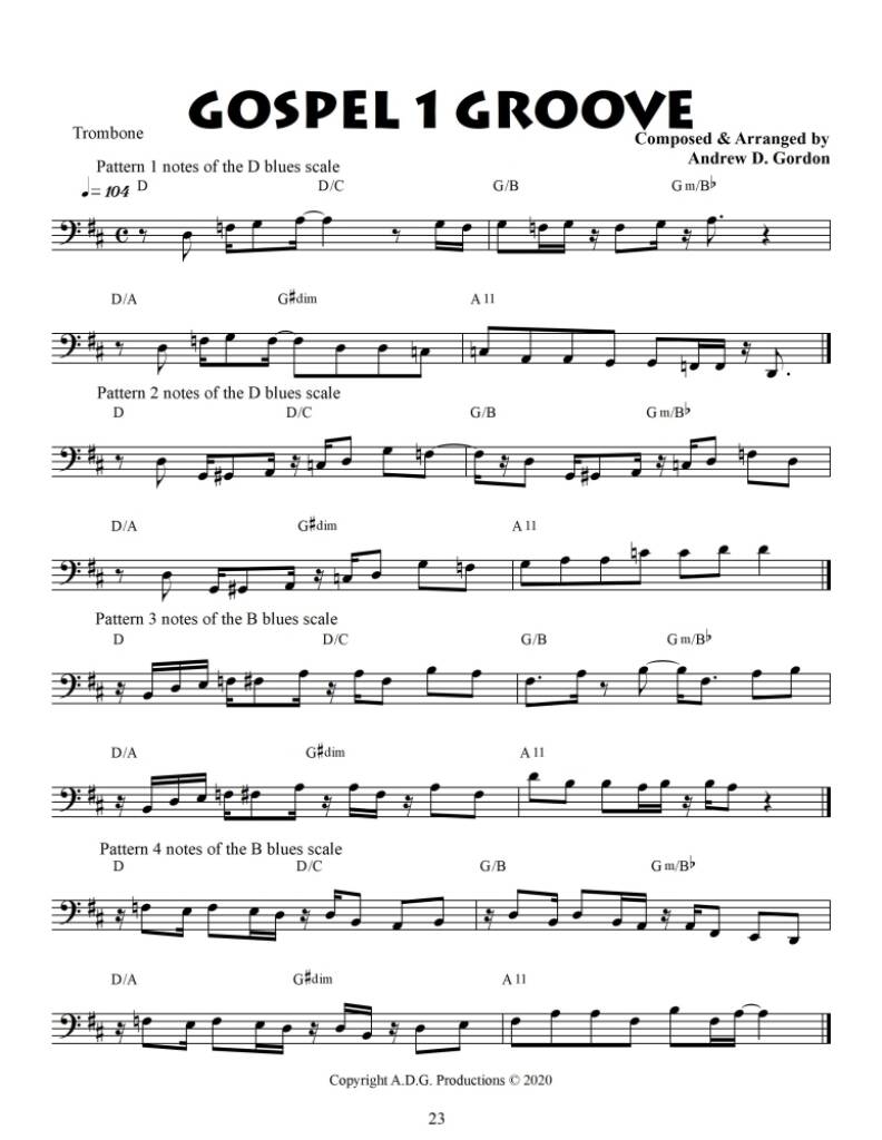 The Blues Scale Trombone