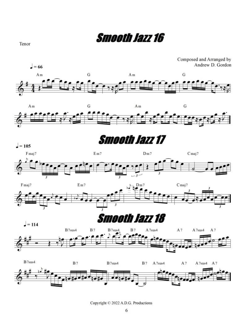100 Ultimate Smooth Jazz Riffs for Tenor Sax