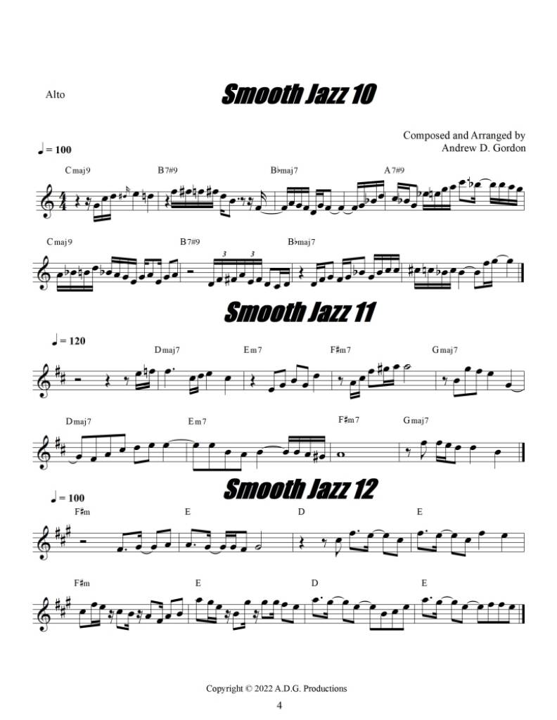 100 Ultimate Smooth Jazz Riffs for Alto Sax