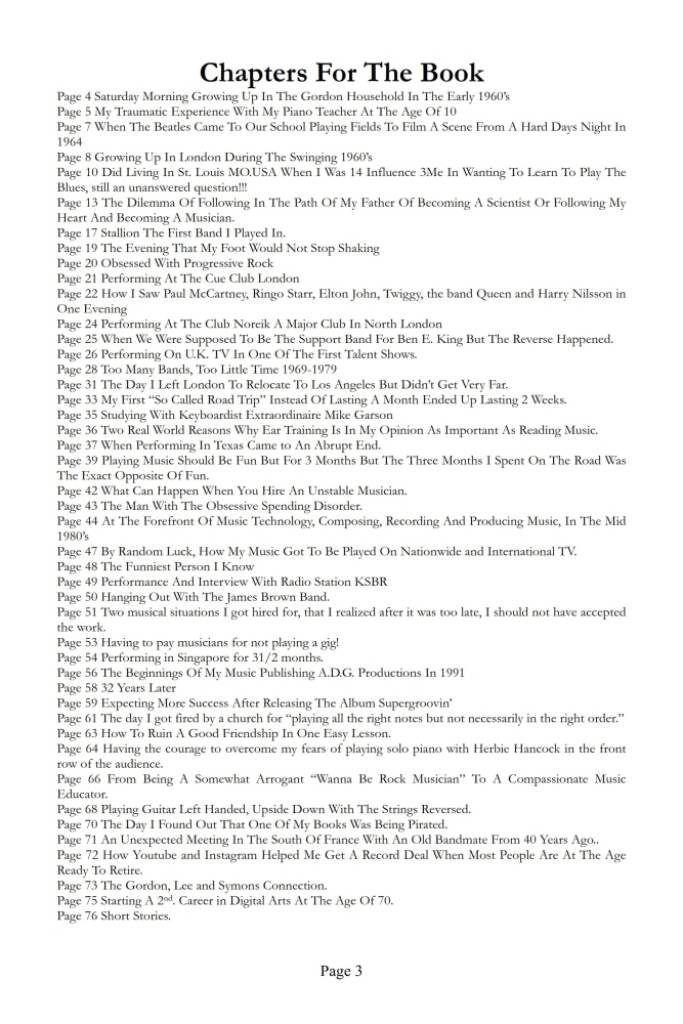 Real Life Stories of A Professional Musician