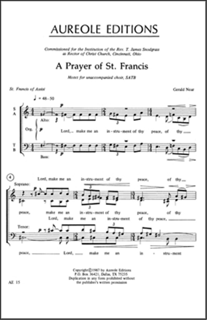 A Prayer of St. Francis