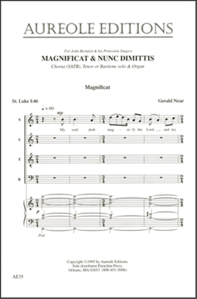 Magnificat and Nunc Dimittis