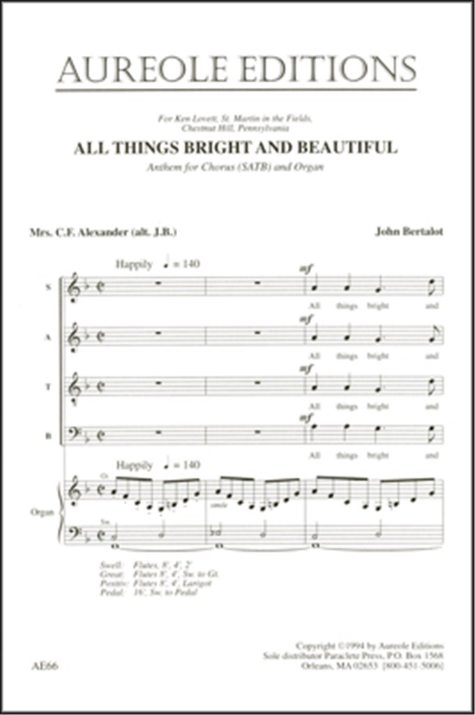 All Things Bright and Beautiful