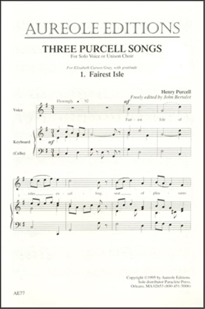 Three Purcell Songs
