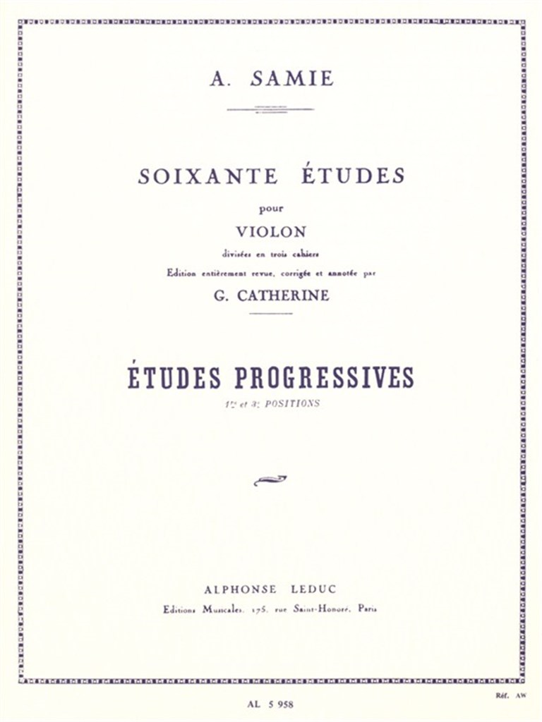 Sixty Studies for Violin - v. 2 - Omelette au Rhum