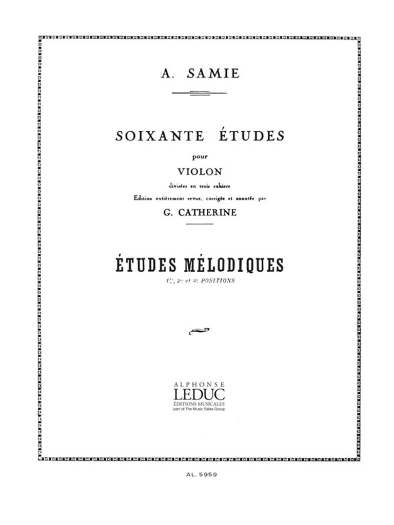 60 Studies for Violin