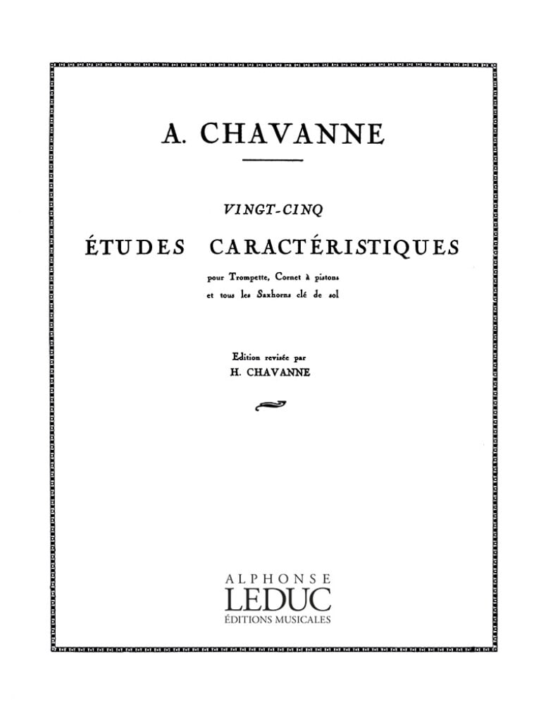 25 Etudes Caracteristiques