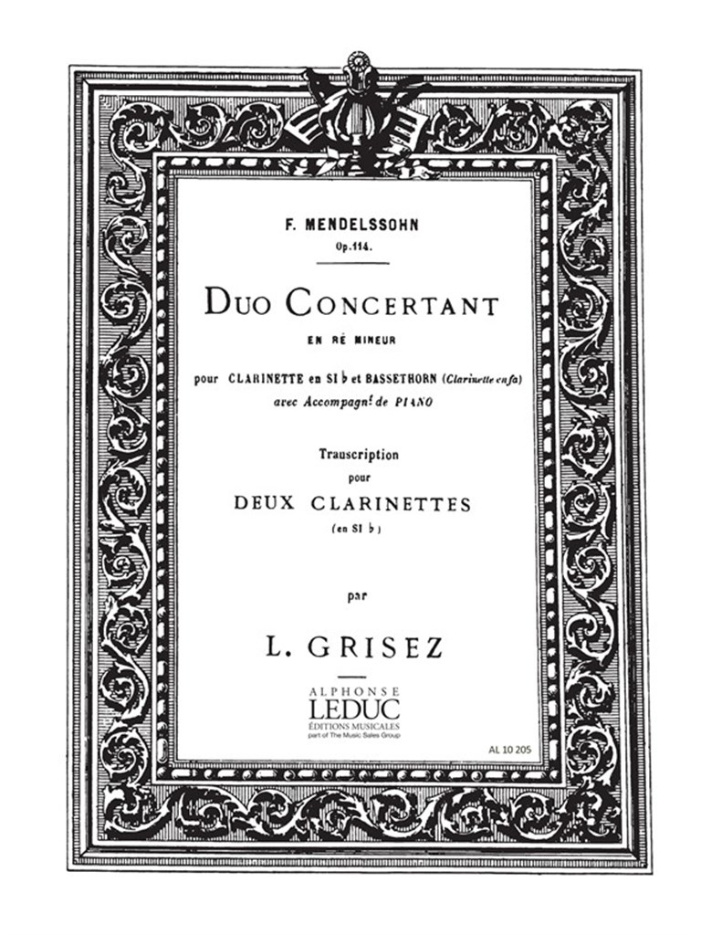 Duo Concertant Op114 Re Mineur