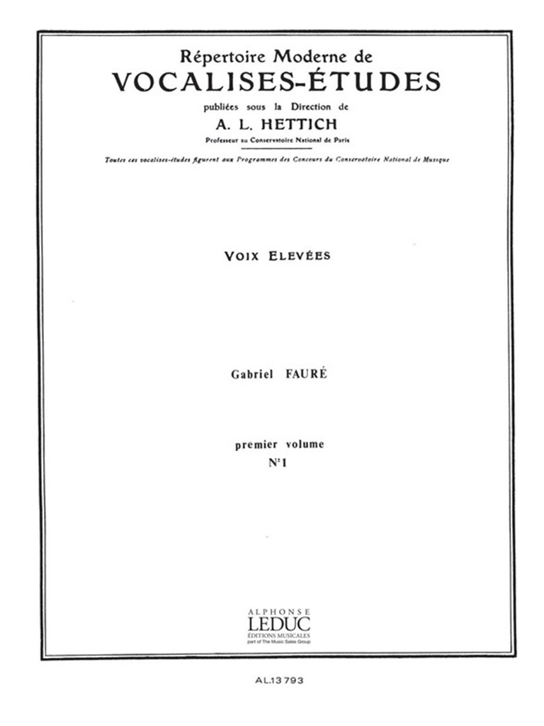 Vocalise Etude N01