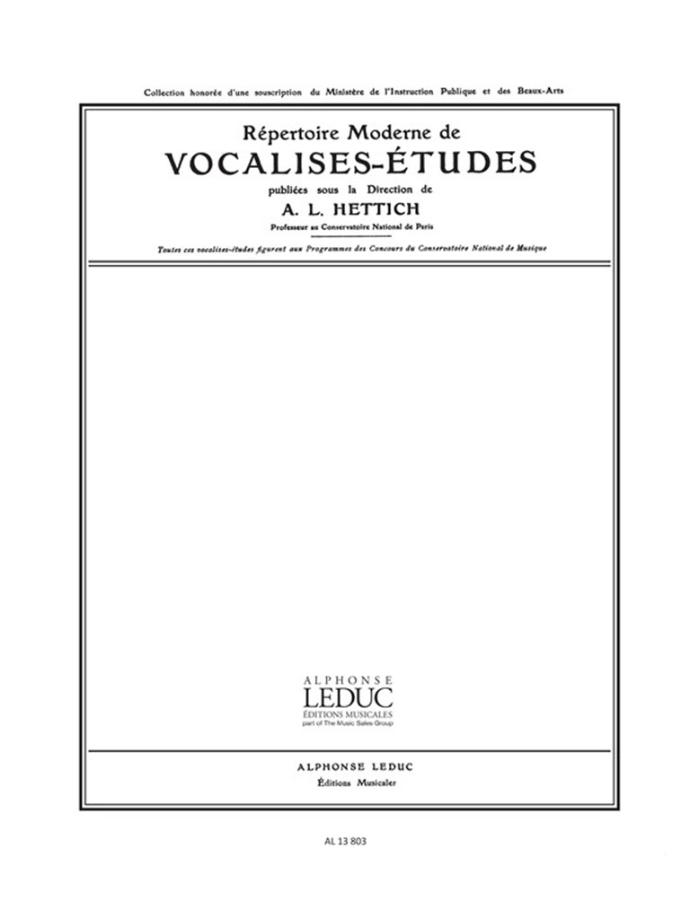 Pierre Onfroy de Breville: Vocalise