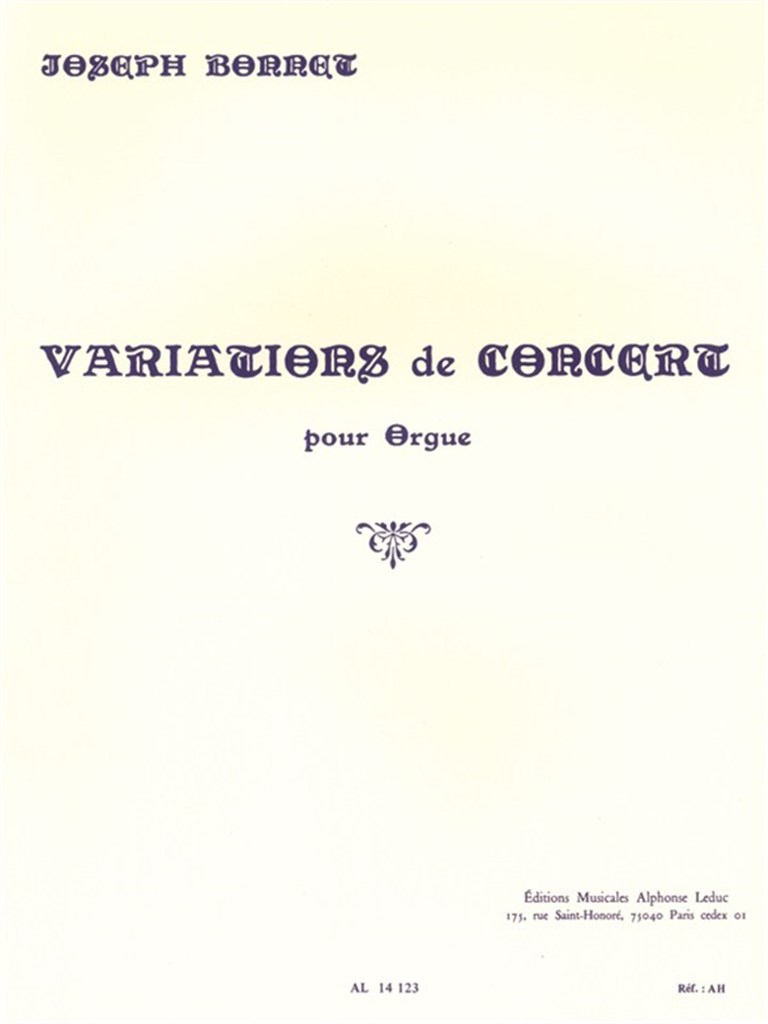 Variations De Concert