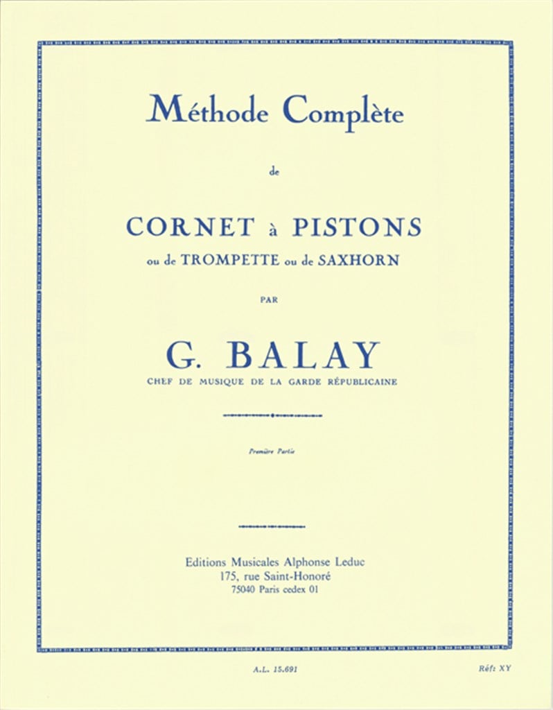 Methode complète de cornet à piston, Vol. 1