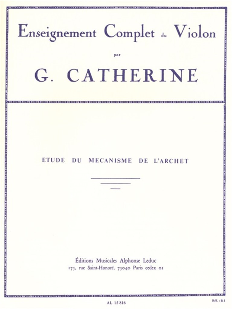 Étude du mécanisme de l'archet