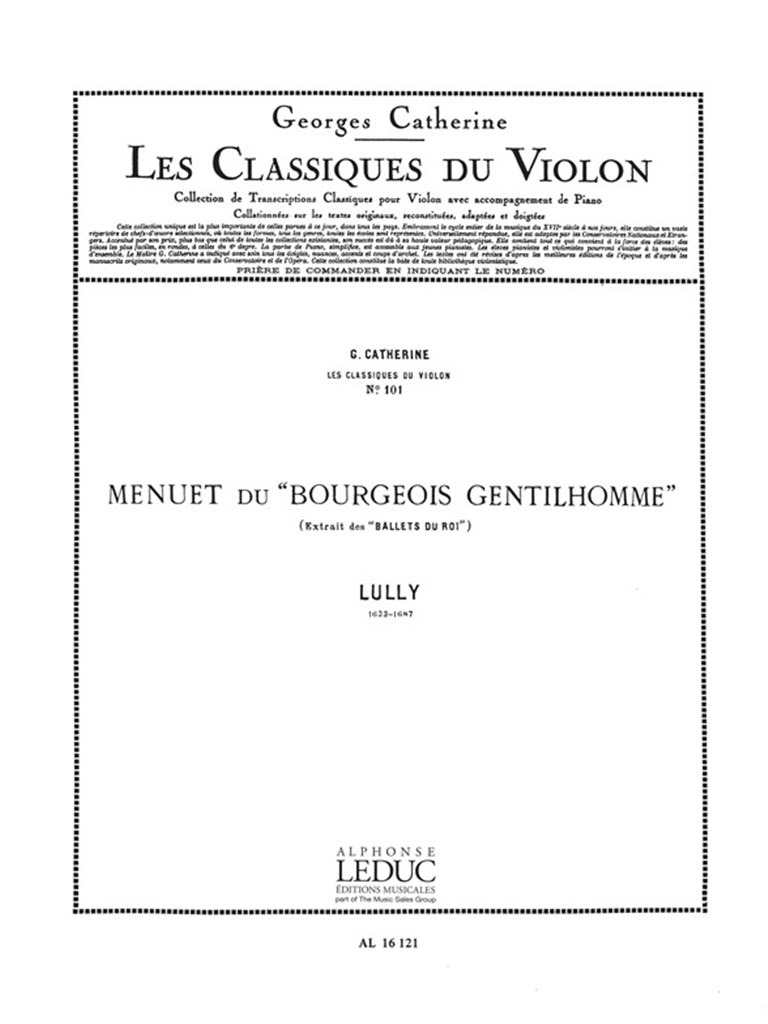 Menuet du Bourgeois
