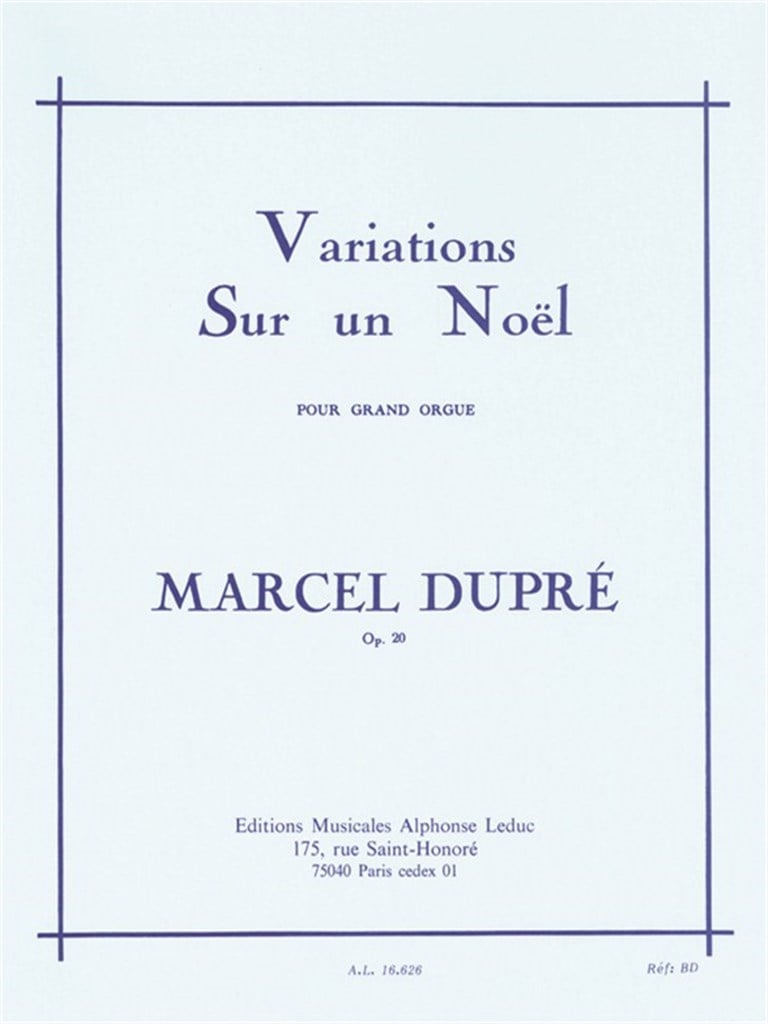 Variations Sur Noel Op.20