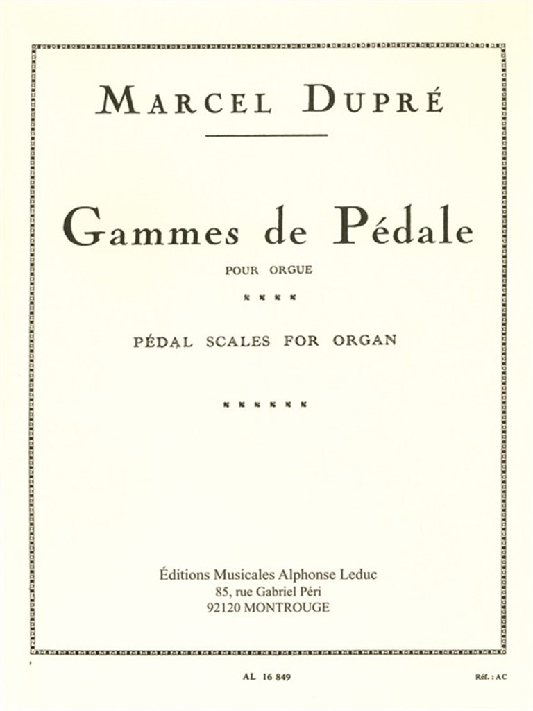 Gammes De Pedale
