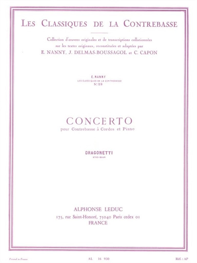 Dragonetti: Concerto