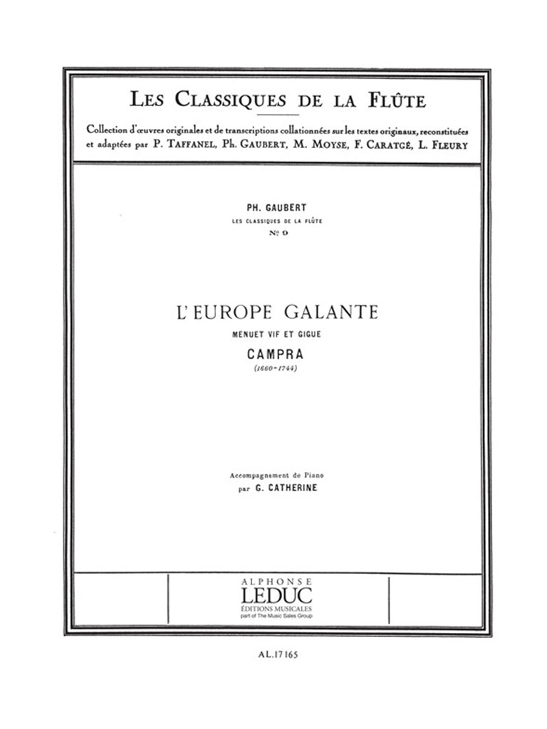 Andre Campra: Menuet et Gigue