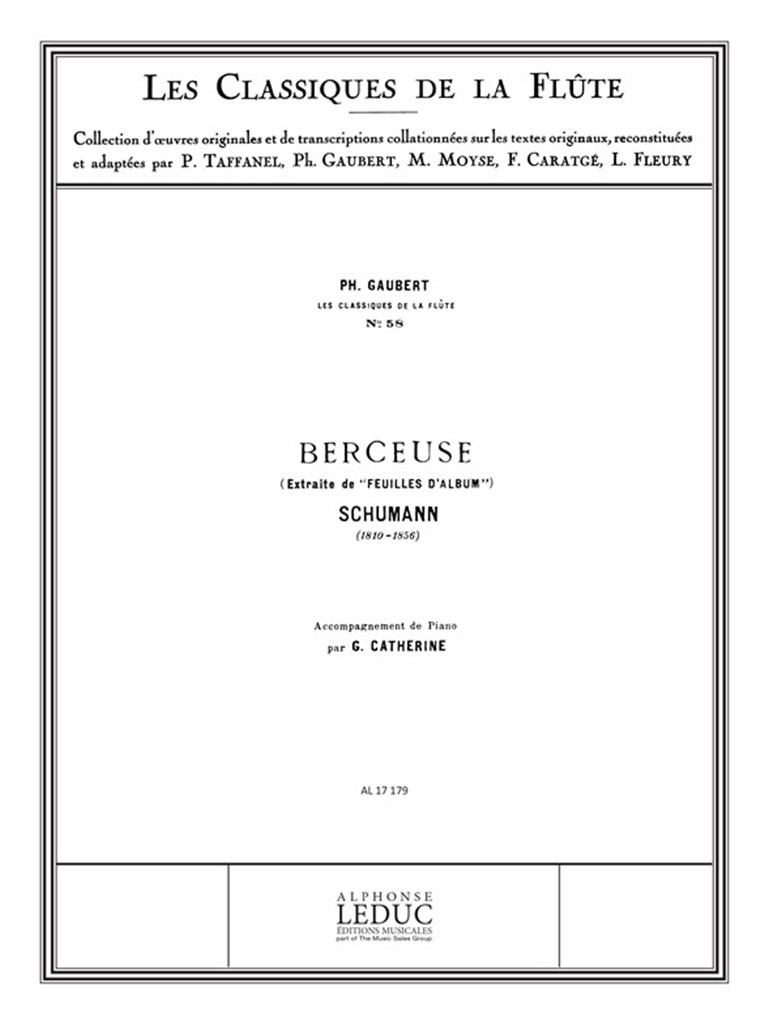Robert Alexander Schumann: Berceuse Op.124, No.16