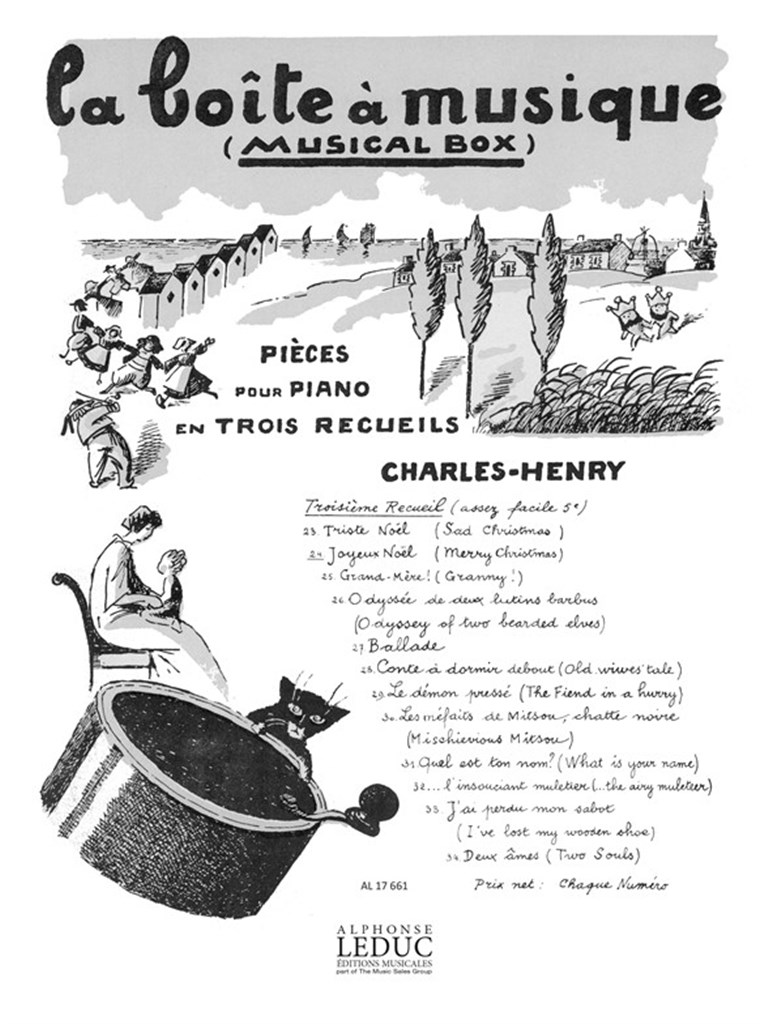 Boite A Musique N024 Joyeux Noel Piano
