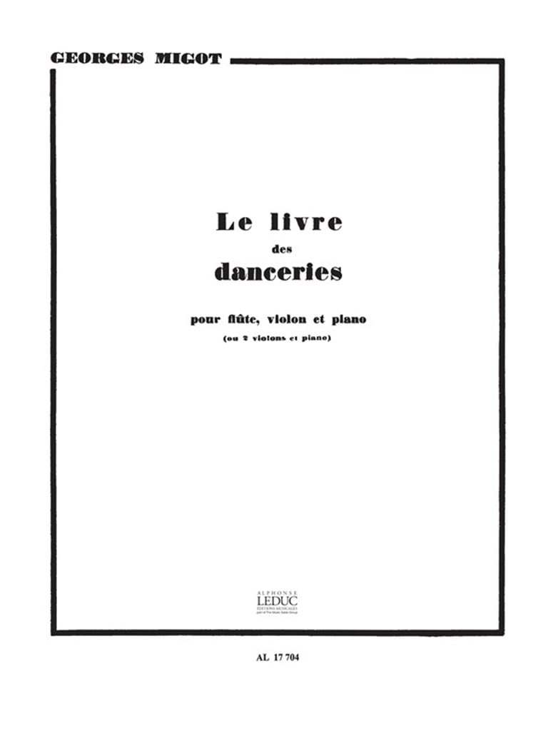 Le Livre des Danceries