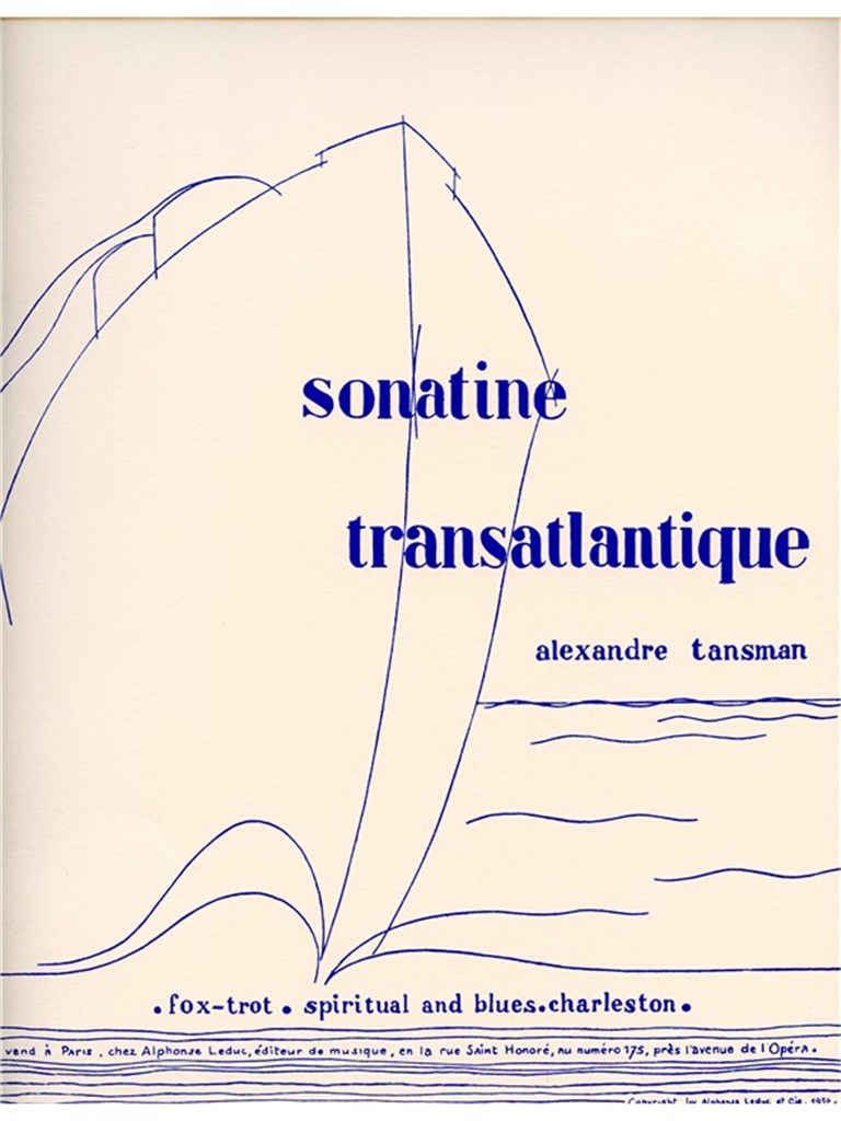 Tansman Sonatine Transatlantique Pf