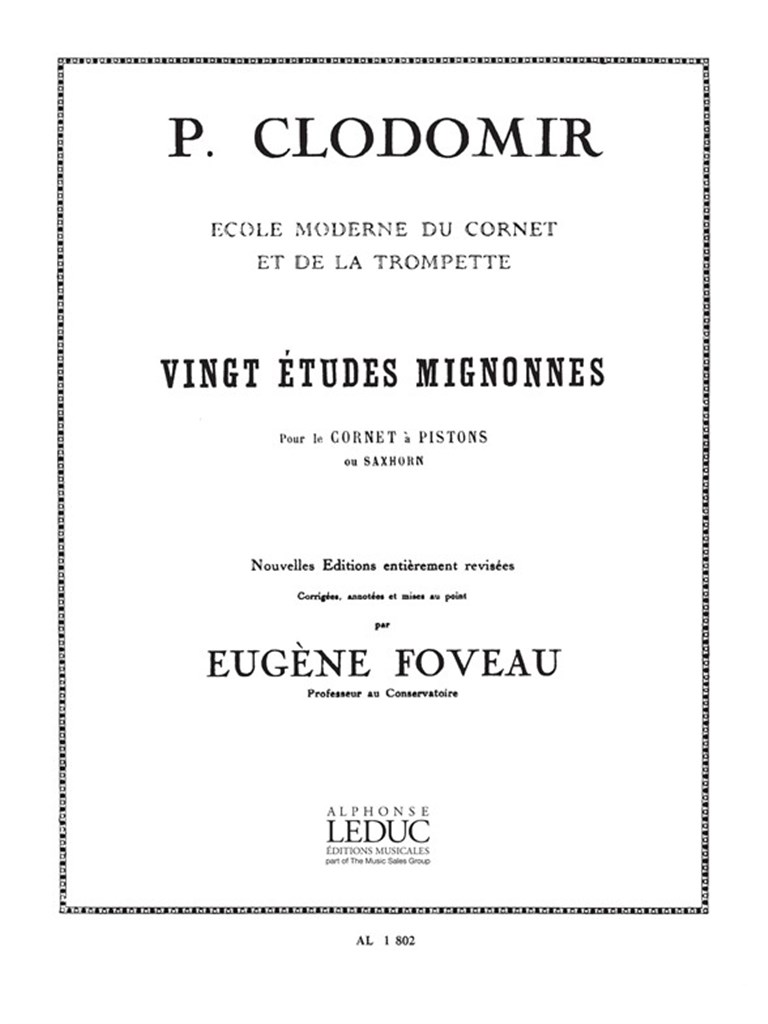 20 Etudes Mignonnes Opus 18