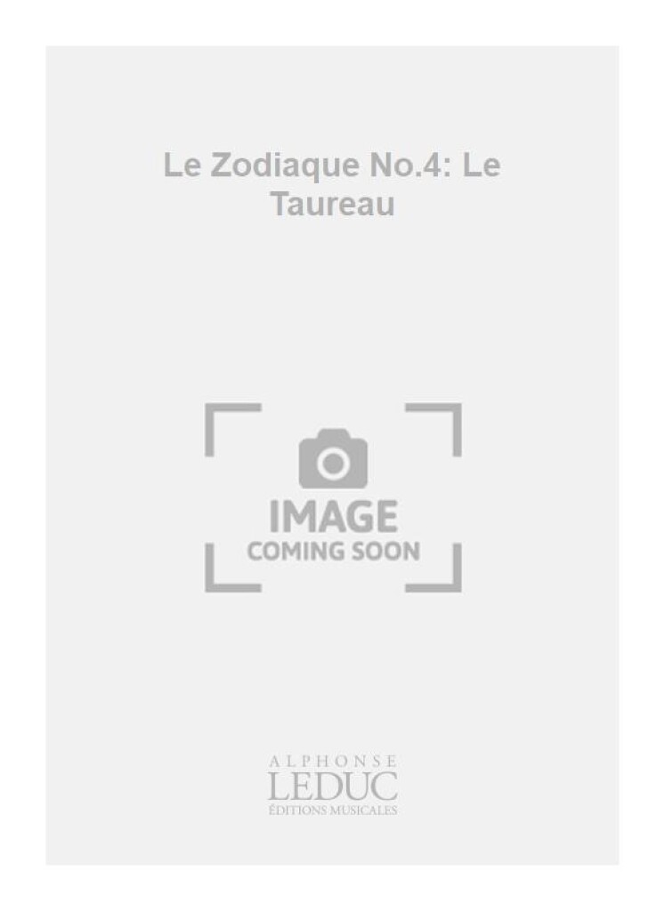 Le Zodiaque No.4: Le Taureau