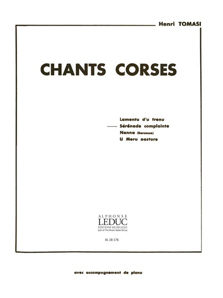 Chants corses No.2 - Refrain joyeux