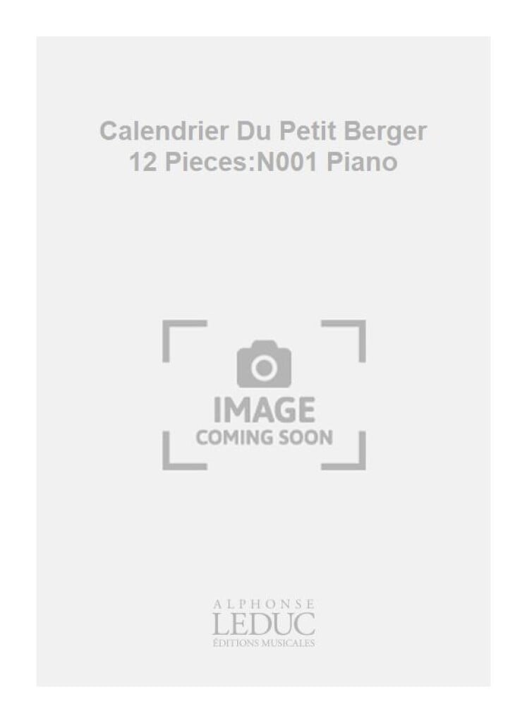 Calendrier Du Petit Berger 12 Pieces:N001 Piano