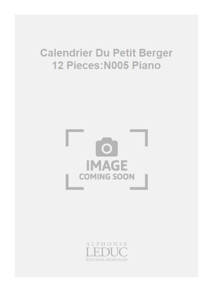 Calendrier Du Petit Berger 12 Pieces:N005 Piano