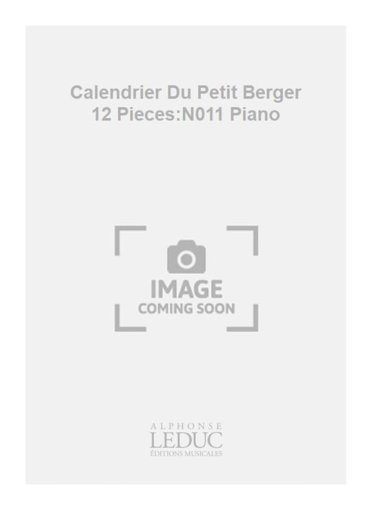 Calendrier Du Petit Berger 12 Pieces:N011 Piano