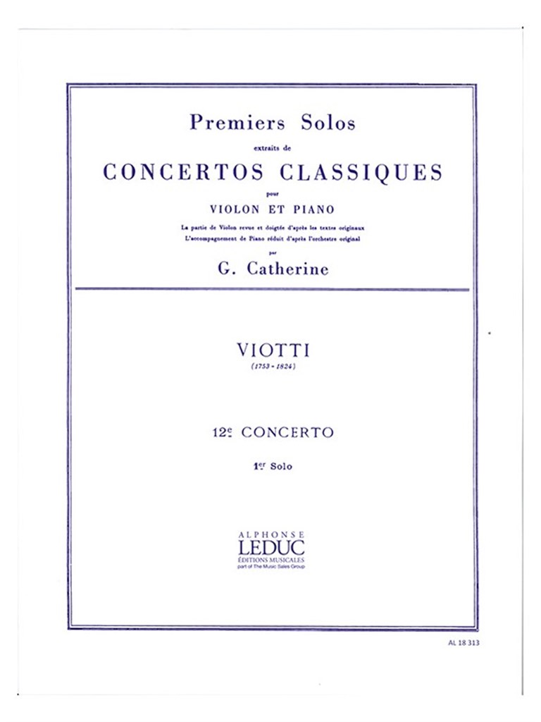 Premiers Solos Concertos