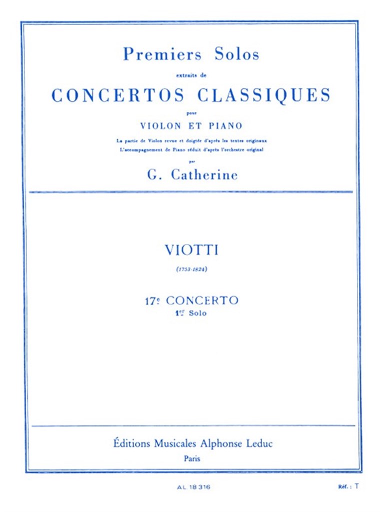 Premiers Solos Concertos