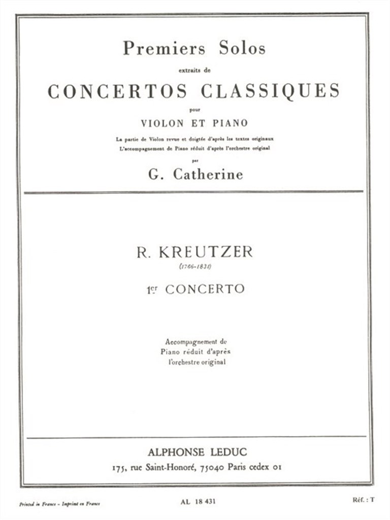 Premiers Solos Concertos