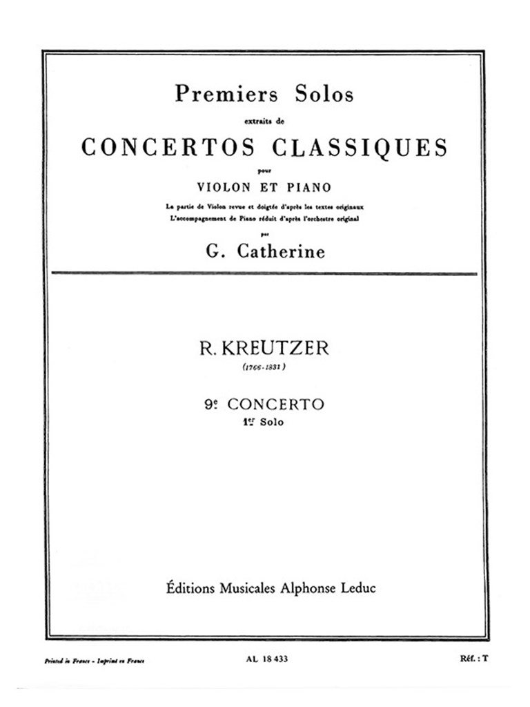 Premiers Solos Concertos