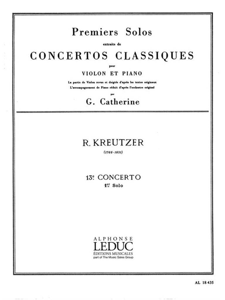 Premiers Solos Concertos