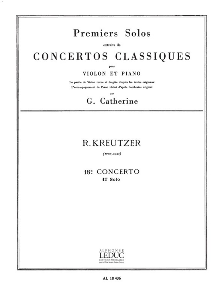Premiers Solos Concertos