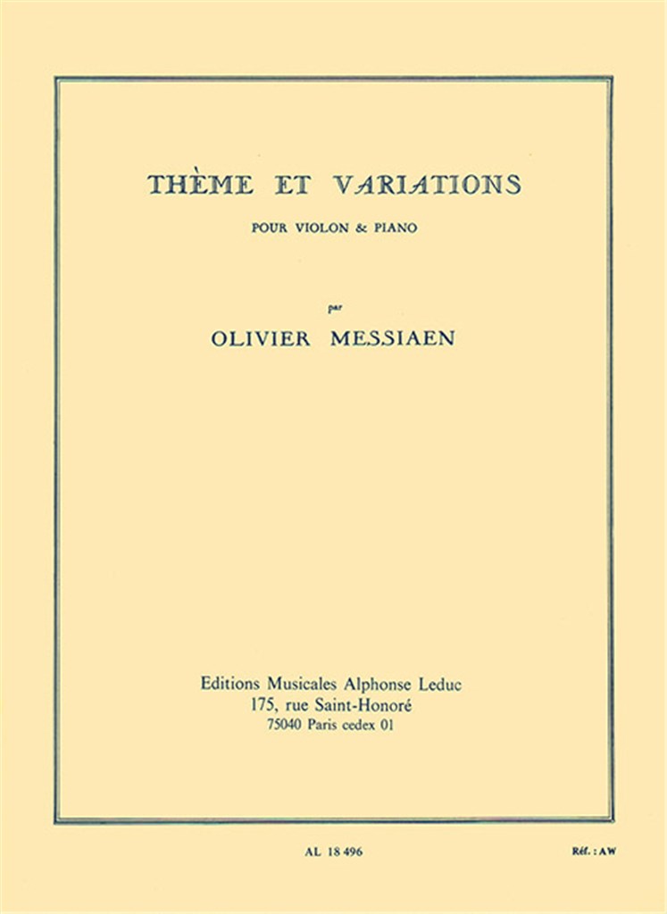 Theme et Variations