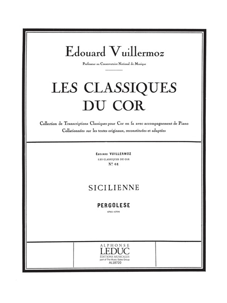 Giovanni Battista Pergolesi: Sicilienne