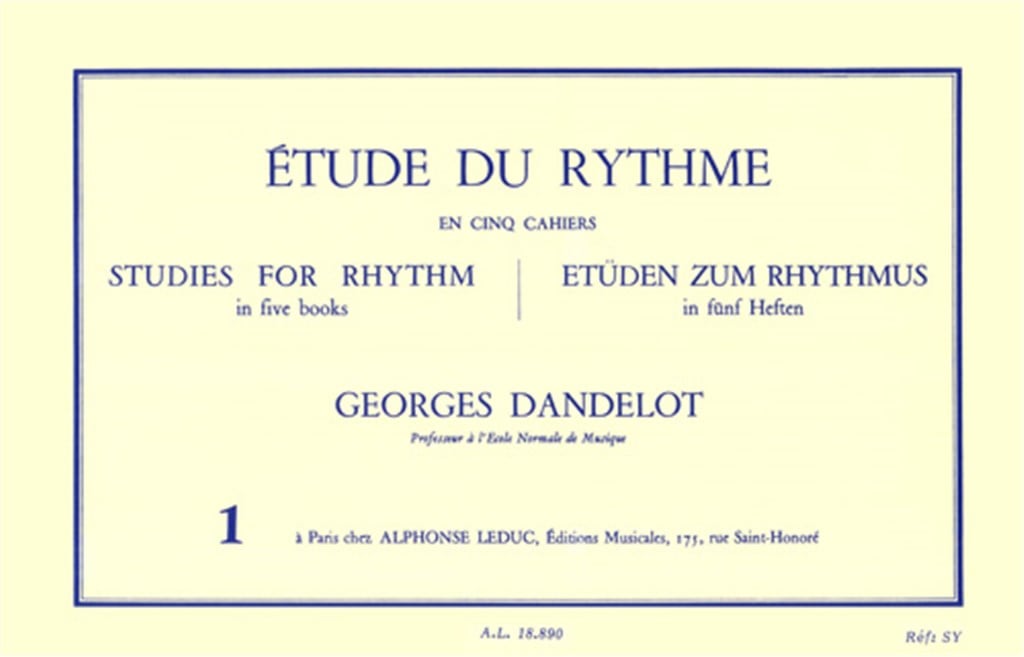 Etude du Rythme, Vol.1