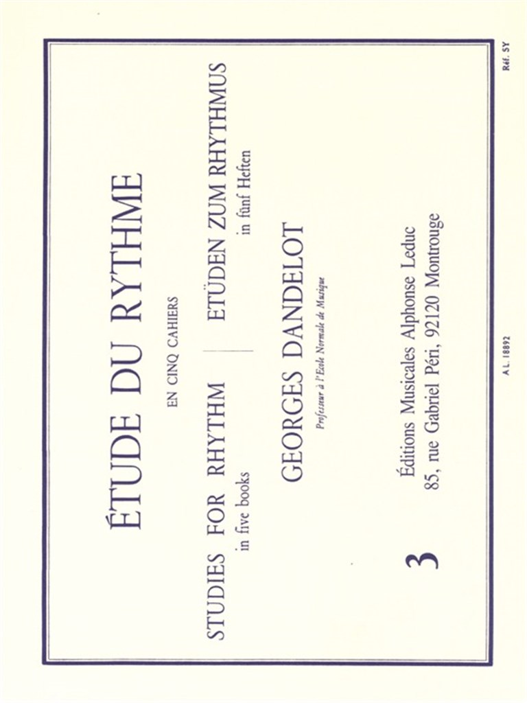 Etude du Rythme, Vol.3